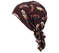 ESTEVANJ MUR Couvre-chef pour femme - Bonnet de sommeil, écharpe pour cheveux chauves, turban élastique pour le cancer, 3, Taille unique