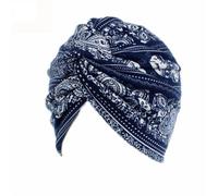 ESTEVANJ MUR Turban Femme Chimio Bohème Élastique ，Bonnet de Nuit，Bonnet Chimio Femme (FR/ES, Alpha/Lettres, Taille Unique, 12)