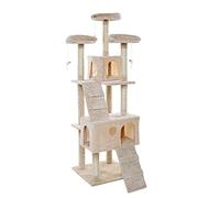 Estexo Arbre à Chats Grattoir à Chats 170 cm XXL Arbre d’Escalade Arbre de Jeu Beige