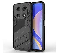 ESTH® Coque pour Huawei Nova Y90 avec Support Invisible [Qualité Militaire Anti-Chute Protection] [Fonction de Support de Voiture magnétique] Étui PC et TPU, Noir