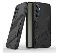 ESTH® Coque pour Realme C65 4G avec Support Invisible [Qualité Militaire Anti-Chute Protection] [Fonction de Support de Voiture magnétique] Étui PC et TPU, Noir