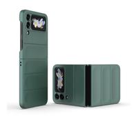 ESTH® Coque pour Samsung Galaxy Z Flip4 avec Bouclier Résistant aux Germes, Coupe Fine, Texture Douce au Toucher, Étui Rigide en PC Antichoc et Anti-Rayures, Vert