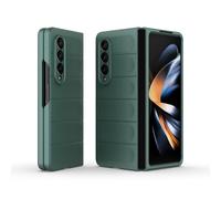 ESTH® Coque pour Samsung Galaxy Z Fold4 avec Bouclier Résistant aux Germes, Coupe Fine, Texture Douce au Toucher, Étui Rigide en PC Antichoc et Anti-Rayures, Vert