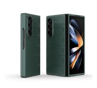 ESTH® Coque pour Samsung Galaxy Z Fold6 avec Bouclier Résistant aux Germes, Coupe Fine, Texture Douce au Toucher, Étui Rigide en PC Antichoc et Anti-Rayures, Vert