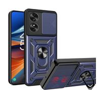 ESTH® Coque pour TCL 50 SE 4G/TCL 40 NxtPaper 4G avec Lentille Coulissante Couverture et Support Rotatif, Anti-Chute Étui Housse Compatible avec Support De Voiture Magnétique, Bleu