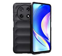 ESTH® Coque Silicone Liquide pour Huawei Nova Y90 (Noir) avec Protection Anti-germes et Doublure Douce en Microfibre, Housse Full Body Protection Étui Antichoc