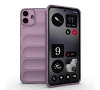 ESTH® Coque Silicone Liquide pour Nothing CMF Phone 1 (Violet Clair) avec Protection Anti-germes et Doublure Douce en Microfibre, Housse Full Body Protection Étui Antichoc