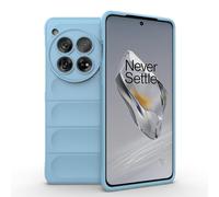 ESTH® Coque Silicone Liquide pour OnePlus 12 5G (Bleu Clair) avec Protection Anti-germes et Doublure Douce en Microfibre, Housse Full Body Protection Étui Antichoc