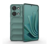 ESTH® Coque Silicone Liquide pour OnePlus Nord 3 (Vert) avec Protection Anti-germes et Doublure Douce en Microfibre, Housse Full Body Protection Étui Antichoc