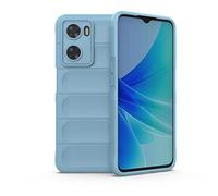 ESTH® Coque Silicone Liquide pour Oppo A57 4G/A77 4G/OnePlus Nord N20 SE (Bleu Clair) avec Protection Anti-germes et Doublure Douce en Microfibre, Housse Full Body Protection Étui Antichoc