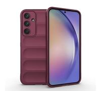 ESTH® Coque Silicone Liquide pour Samsung Galaxy A35 5G (Violet Foncé) avec Protection Anti-germes et Doublure Douce en Microfibre, Housse Full Body Protection Étui Antichoc