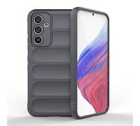 ESTH® Coque Silicone Liquide pour Samsung Galaxy A54 5G (Gris Foncé) avec Protection Anti-germes et Doublure Douce en Microfibre, Housse Full Body Protection Étui Antichoc