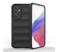 ESTH® Coque Silicone Liquide pour Samsung Galaxy A54 5G (Noir) avec Protection Anti-germes et Doublure Douce en Microfibre, Housse Full Body Protection Étui Antichoc
