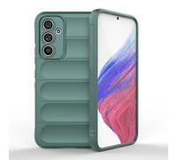 ESTH® Coque Silicone Liquide pour Samsung Galaxy A54 5G (Vert) avec Protection Anti-germes et Doublure Douce en Microfibre, Housse Full Body Protection Étui Antichoc