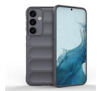 ESTH® Coque Silicone Liquide pour Samsung Galaxy S24 Plus (Gris Foncé) avec Protection Anti-germes et Doublure Douce en Microfibre, Housse Full Body Protection Étui Antichoc