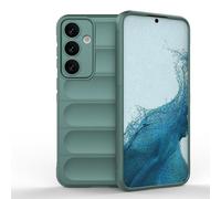 ESTH® Coque Silicone Liquide pour Samsung Galaxy S24 Plus (Vert) avec Protection Anti-germes et Doublure Douce en Microfibre, Housse Full Body Protection Étui Antichoc