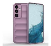 ESTH® Coque Silicone Liquide pour Samsung Galaxy S24 Plus (Violet Clair) avec Protection Anti-germes et Doublure Douce en Microfibre, Housse Full Body Protection Étui Antichoc