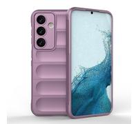 ESTH® Coque Silicone Liquide pour Samsung Galaxy S24 (Violet Clair) avec Protection Anti-germes et Doublure Douce en Microfibre, Housse Full Body Protection Étui Antichoc