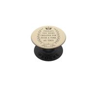 Esther 4 14 Christian Faith Verse de la Bible Couronne Laurel PopSockets PopGrip Adhésif
