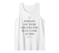 Esther 4:14 Couronne Bible Verse Faith Women Débardeur