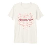 Esther 4 14 Couronne Florale avec Verset chrétien T-Shirt Haut de Gamme