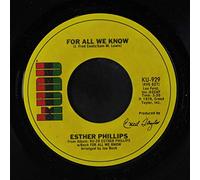 ESTHER PHILLIPS - for all we know / fever 45 rpm single