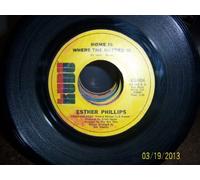 ESTHER PHILLIPS - home is where the hatred is / 'til my back ain't got no bone 45 rpm single