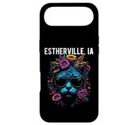 Estherville IA Lunettes de Soleil Motif Chat et Fleurs Coque pour iPhone Air