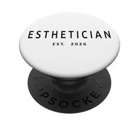 Esthéticienne Est. 2026 Nouveau spécialiste des Soins de la Peau, Graduation PopSockets PopGrip Adhésif