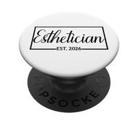 Esthéticienne Est. 2026, Nouveau spécialiste des Soins de la Peau, Remise des diplômes PopSockets PopGrip Adhésif