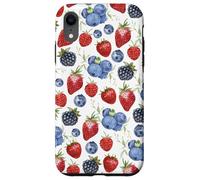 Esthétique Baie, Fraise, Myrtille, Mû Coque pour iPhone XR
