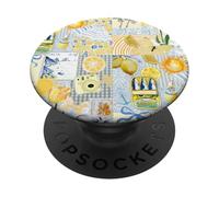 Esthétique d'été Italienne côtière méditerranéenne Vacances Mignon PopSockets PopGrip Adhésif