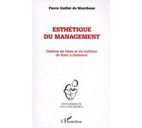 Esthetique Du Management - Gestion Du Beau Et Du Sublime De Kant À Gadamer