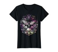 Esthétique Grunge, fairycore, Papillon, crâne, Lune T-Shirt Graphique avec Valeur