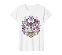 Esthétique Grunge, fairycore, Papillon, crâne, Lune T-Shirt Graphique avec Valeur