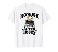 Esthétique littéraire de Lecture de Fin de Nuit T-Shirt Graphique avec Valeur