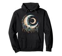 Esthétique Mystique Soleil Et Lune Femme Fleurs Astrologie Sweat à Capuche