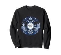 Esthétique néerlandaise Bleu de Delft Classique Sweatshirt