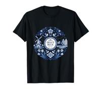 Esthétique néerlandaise Bleu de Delft Classique T-Shirt