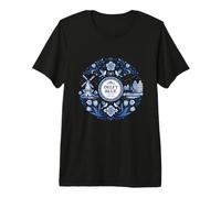 Esthétique néerlandaise Bleu de Delft Classique T-Shirt Haut de Gamme