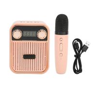 Esthétique rétro, mini-enceinte stéréo, batterie rechargeable intégrée pour une écoute portable sans fil