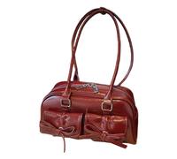 Esthétique - Sac à bandoulière, sac à bandoulière rouge | Portefeuille nœud papillon esthétique pour femme, sac à bandoulière tendance Hobo, Attributs individuels, Siehe Beschreibung2