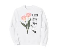 Esthétique Tulipe Rose Floraison Sweatshirt