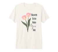 Esthétique Tulipe Rose Floraison T-Shirt Haut de Gamme