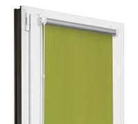 Estika Store occultant Thermique sans percage - Vert - 75 x 120 cm - Store Enrouleur sans percage, Stores intérieurs pour Porte ou Fenetre, Protection Thermique