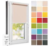 Estika Store sans percage sur Mesure - 24 Couleurs - Largeur 30-129cm - Installation sans percage, Stores Enrouleurs pour Salon, Chambre et Cuisine, Stores d'intimité intérieurs