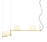 Estiluz Circ Suspension Or Satin/Noir