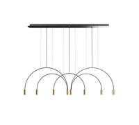 Suspension Volta 8 2700K Noir/ Or Satin