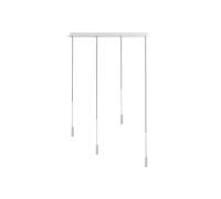 Estiluz Volta L92.4S Pendelleuchte, blanc, rosette blanc