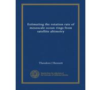 Estimating the Rotation Rate of Mesoscale Ocean Rings from Satellite Altimetry